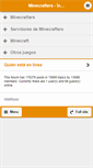 Mobile Screenshot of minecrafters.es