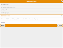Tablet Screenshot of minecrafters.es